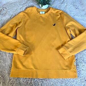 A-dam Yellow 'Gerar' Dinosaur T-Rex Pullover Sweatshirt Size: Large  Men's
